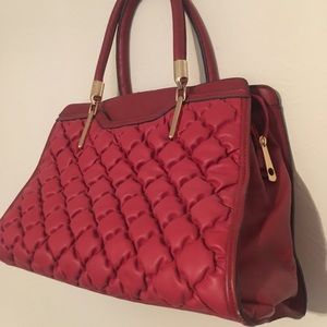 BUY NOW! DONATING SOON Big red/ maroon purse